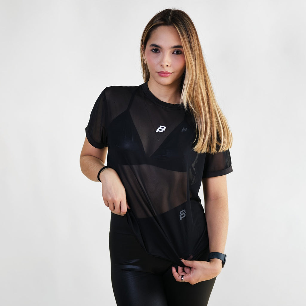 Glow - Camiseta Malla Oversize