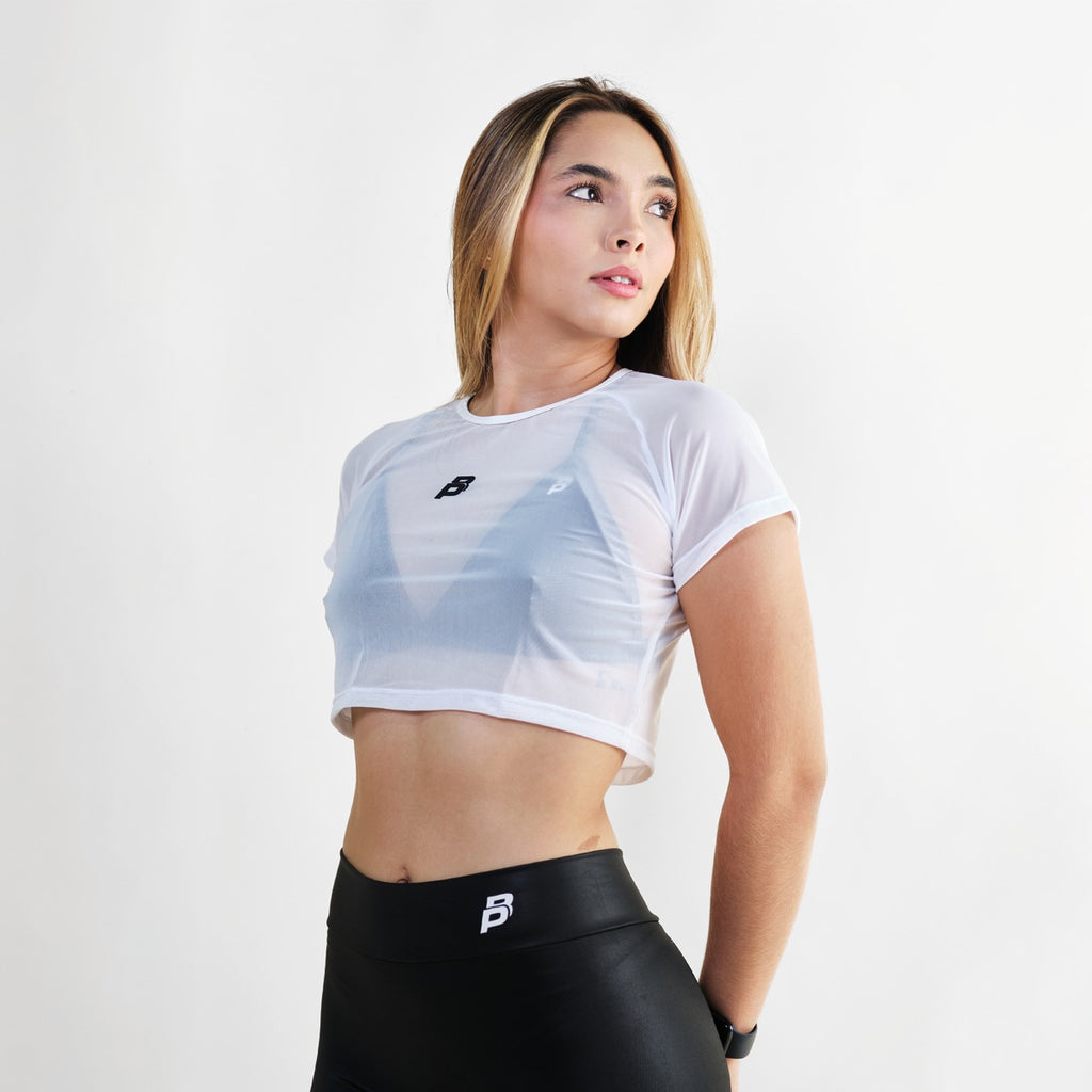 Sheer - Camiseta Malla Básica