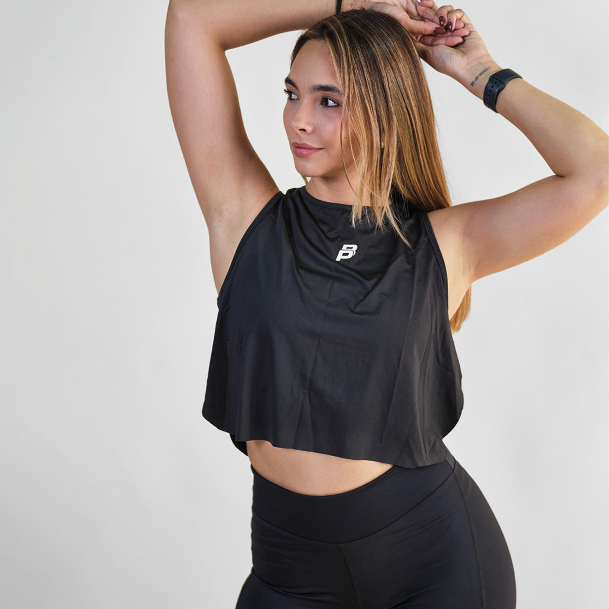 True Camiseta Manga Sisa Negra