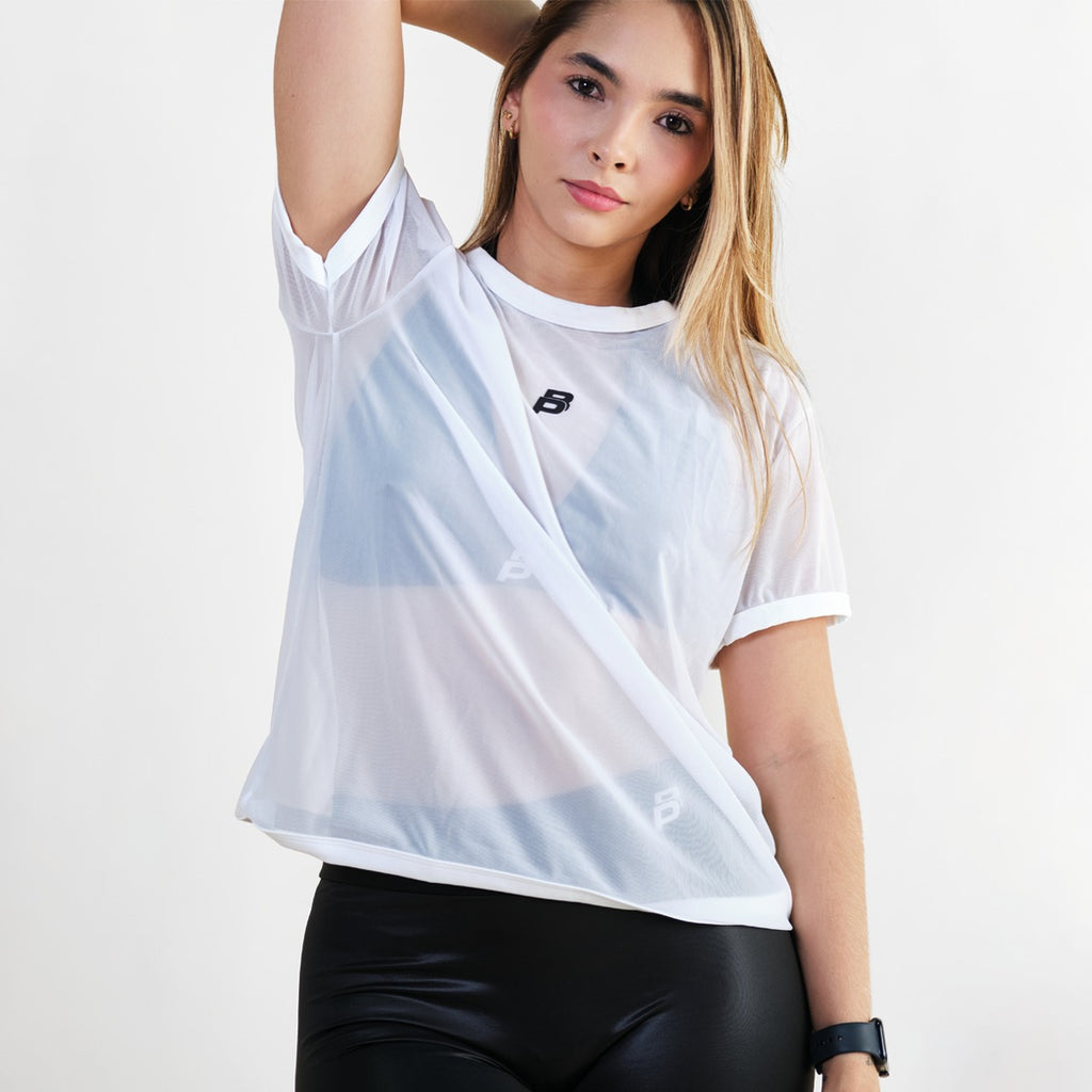 Glow - Camiseta Malla Oversize