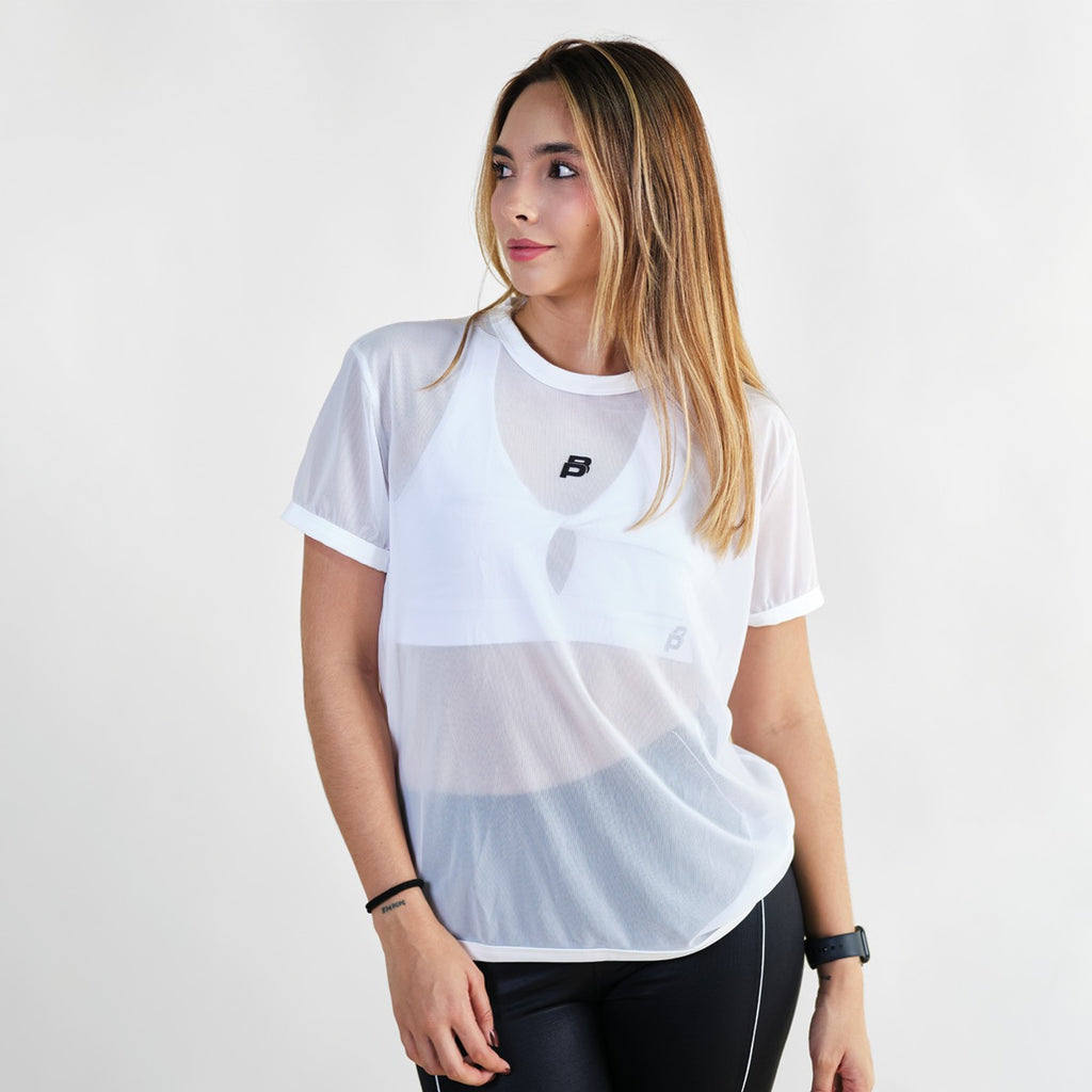 Glow - Camiseta Malla Oversize