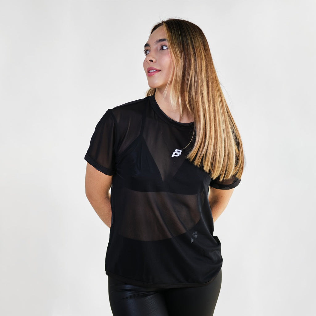 Glow - Camiseta Malla Oversize