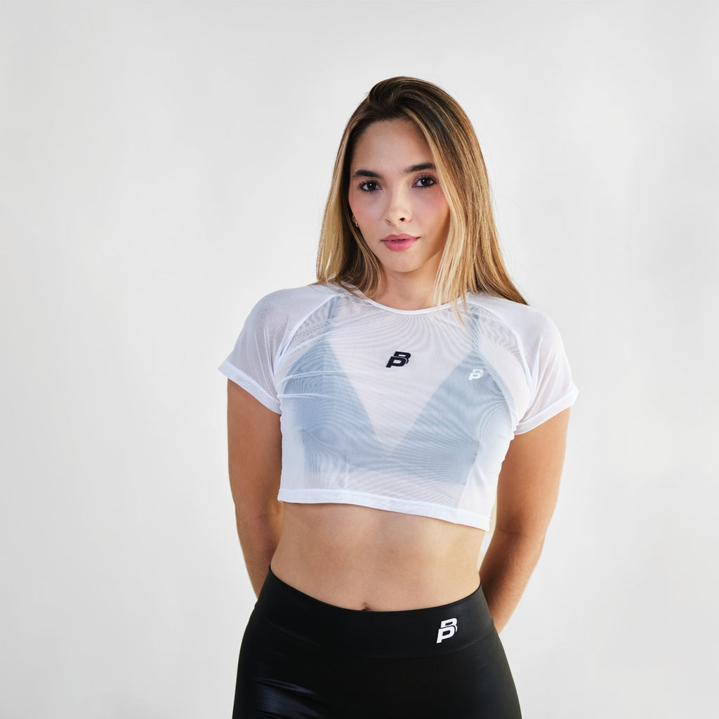 Sheer - Camiseta Malla Básica