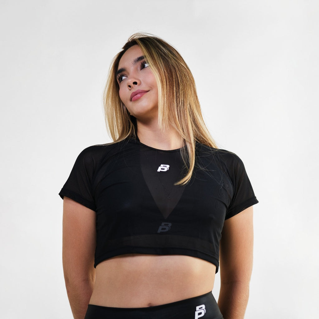 Sheer - Camiseta Malla Básica