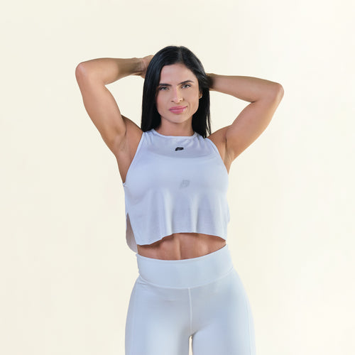 True Camiseta Manga Sisa Blanca